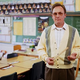 Randalls awaits the beginning of fourth period, during which students will read silently at their desks.
